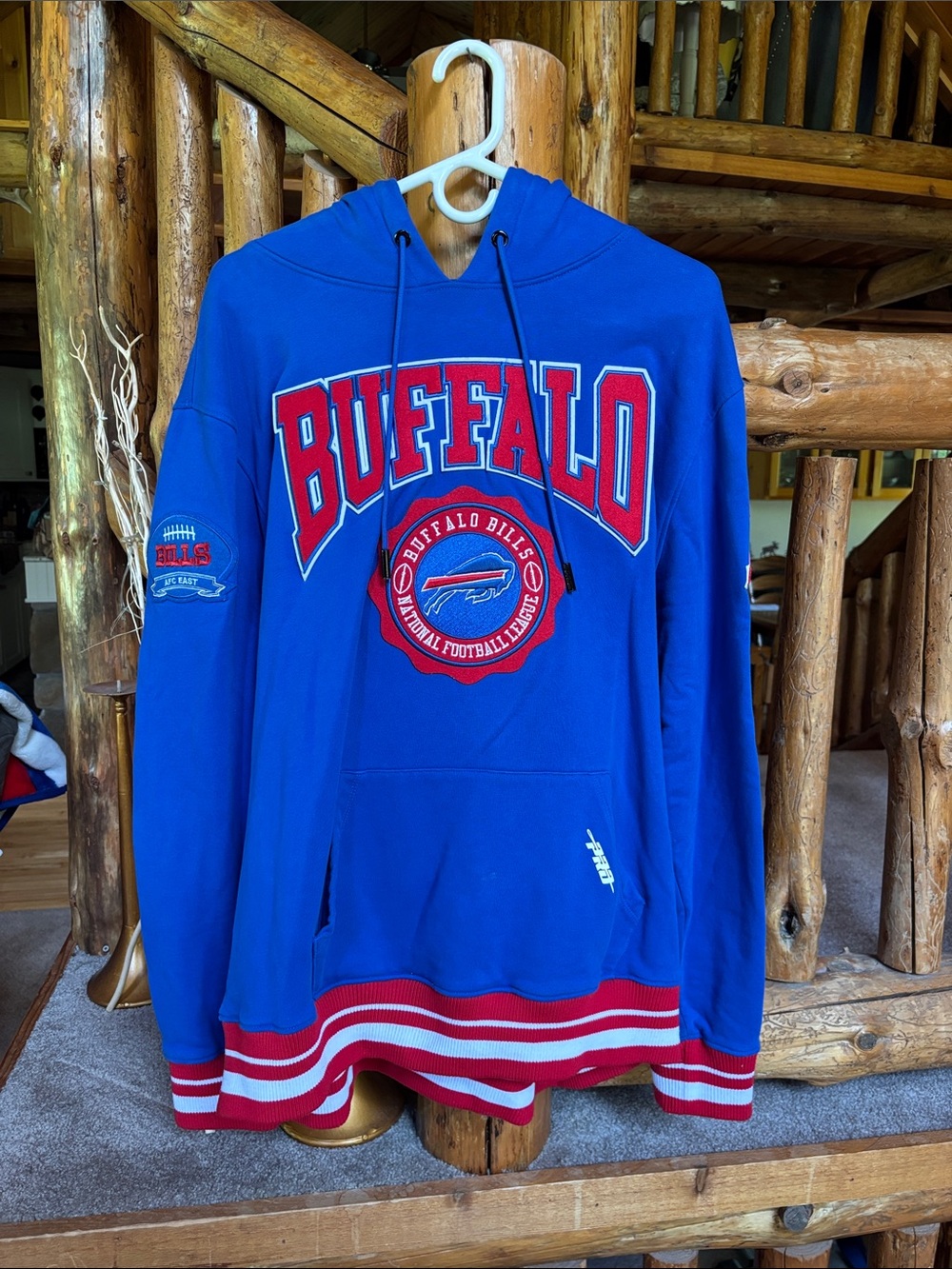 Buffalo Bills Blue Pullover Hoodie